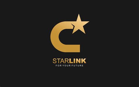 C logo star for branding company. letter template vector illustration for your brand. 14276619 ...