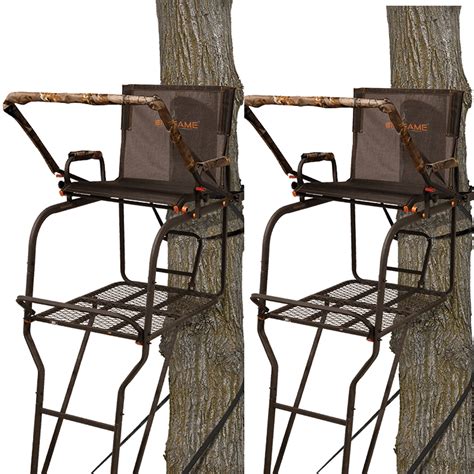 Big Game Hunter HD 1.5 Deer Hunting 18.5 Foot 1 Person Ladder Tree ...