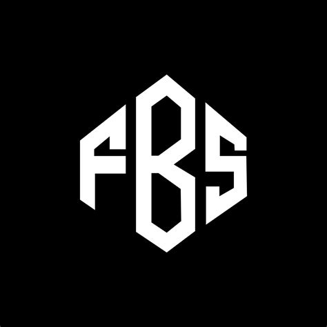 FBS letter logo design with polygon shape. FBS polygon and cube shape logo design. FBS hexagon ...