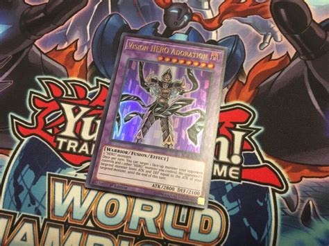 Vision HERO Adoration BLLR-EN057 1st Ultra Rare NM Yugioh Card | eBay