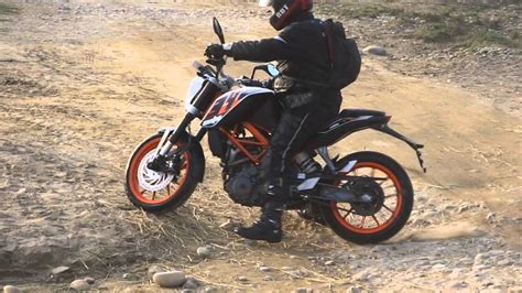 KTM Duke 390 Off Road - YouTube