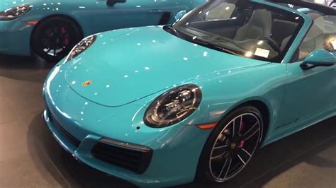 Porsche Miami Blue Paint