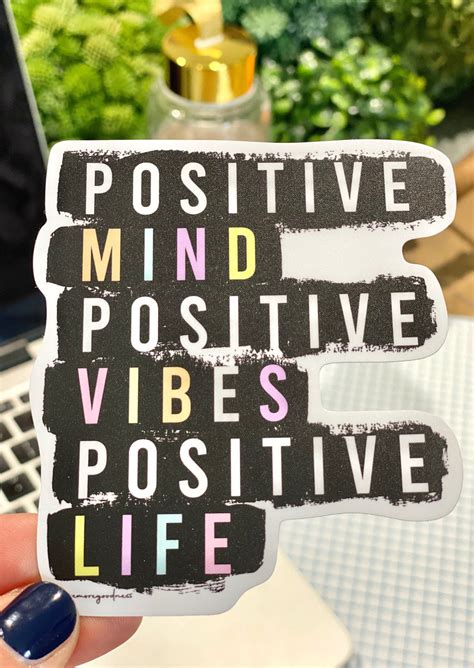 Positive Vibes Sticker – shop hey daisy!