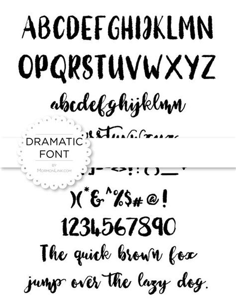 Dramatic Script Font - Instant Download - Digital Artwork by mormonlinkshop 5.00 USD An elegant ...