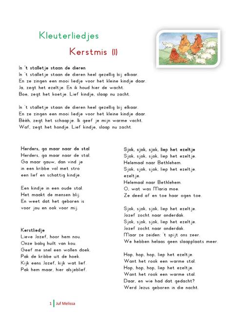 Kleuterliedjes 'Kerstmis' 1 | Kerstmis, Peuter kerst, Kinderliedjes