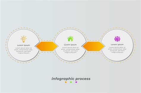 Three Step Infographic Design Graphic by millionart708 · Creative Fabrica