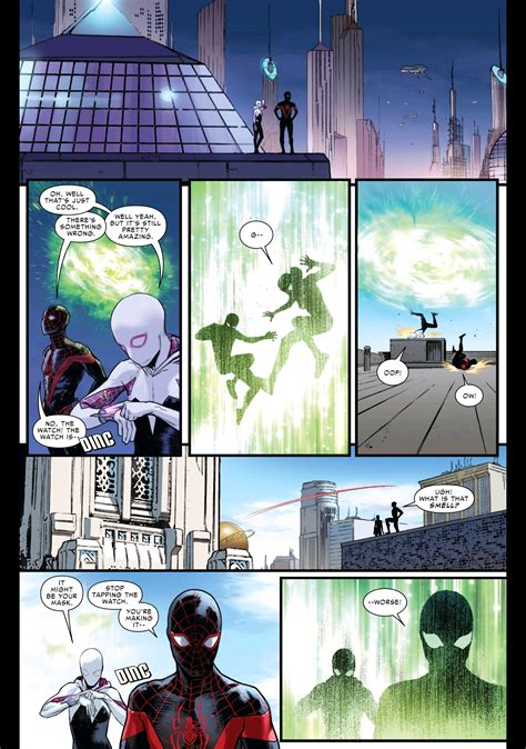 Miles Morales And Gwen Stacy visit the DC universe (Spider-man 14, 2016 ...