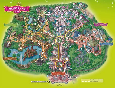 Disneyland Paris Park Map 2019