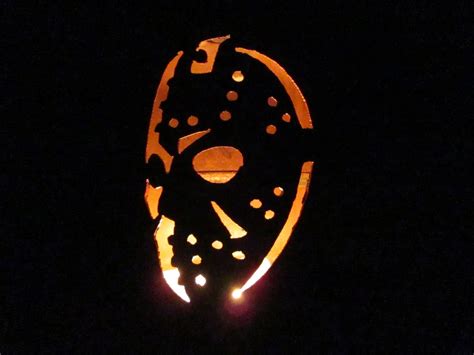 Printable Jason Voorhees Pumpkin Stencil