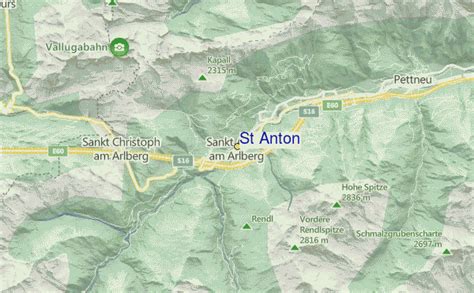 St. Anton Ski Resort Guide, Location Map & St. Anton ski holiday accommodation