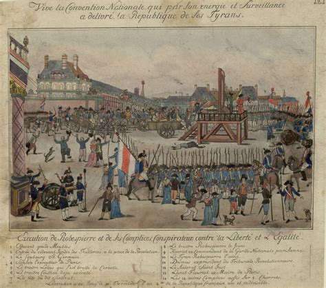 Quand Robespierre était guillotiné en plein cœur de Paris