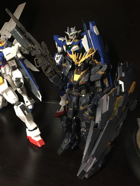 My fully-transformed RG Unicorn Gundam 02 Banshee Norn (featuring my MG ...