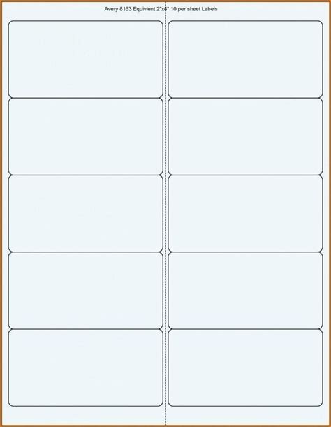 Avery 8163 Label Template Word Awesome Avery 8163 Template Word Mac for ...