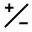 Is there a Unicode character for plus over minus? (+/-) - Stack Overflow