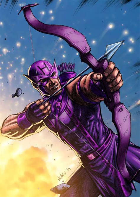 27 Astonishing Hawkeye Illustrations | Naldz Graphics