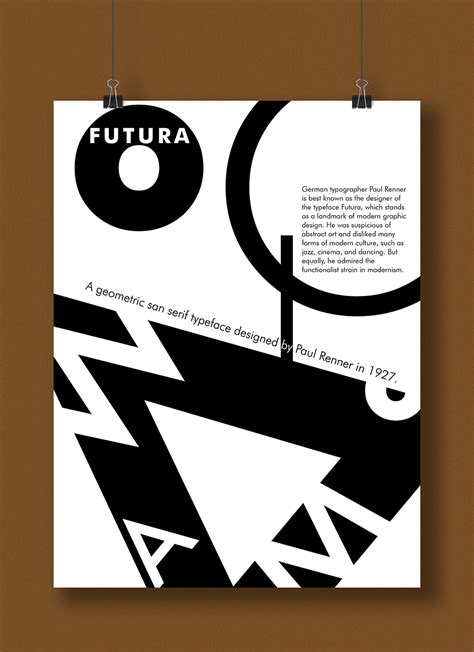 'Futura' Poster Design on Behance