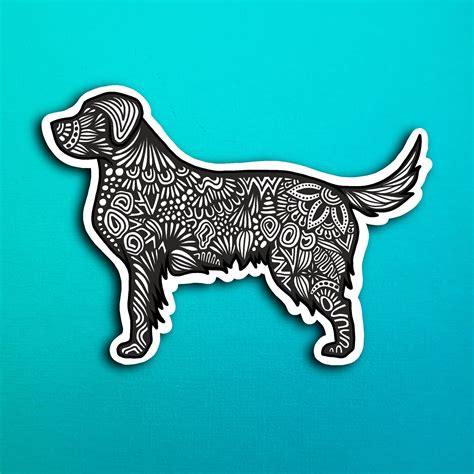 Black Lab Sticker (WATERPROOF)