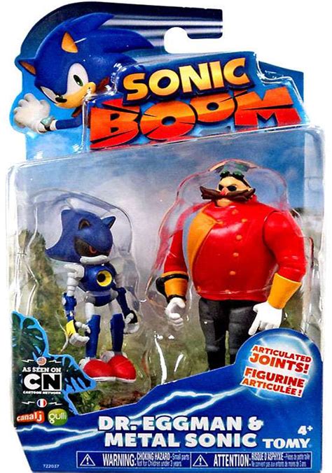 Sonic The Hedgehog Sonic Boom Metal Sonic Eggman 3 Action Figure 2-Pack ...