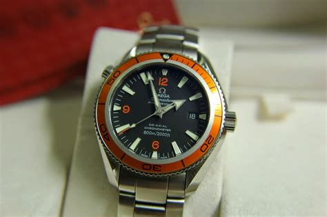 JAM TANGAN OMEGA SEAMASTER PLANET OCEAN ORANGE BEZEL - Jam Tangan Keren