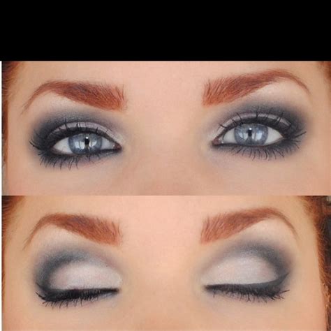 Perfect smokey eye! Not too difficult either :) | Grey makeup, Grey ...