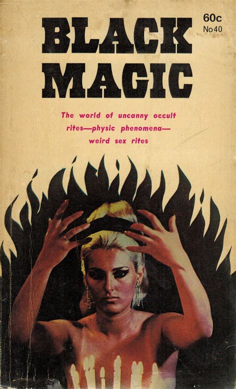 Black Magic Book Cover Art, Book Cover Design, Pulp Literature, Beatnik Style, Australian ...