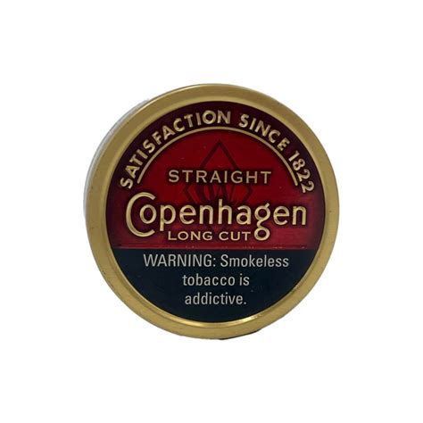 Copenhagen Straight Long Cut - Native Smokes Canada