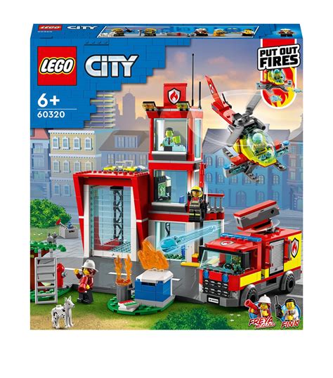 Lego LEGO City Fire Station with Truck 60320 | Harrods UK