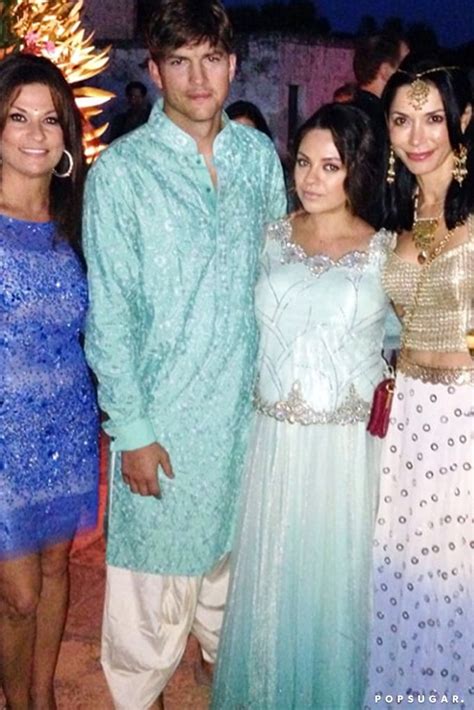 Ashton Kutcher and Mila Kunis at an Indian Wedding | Photos | POPSUGAR Celebrity Photo 4