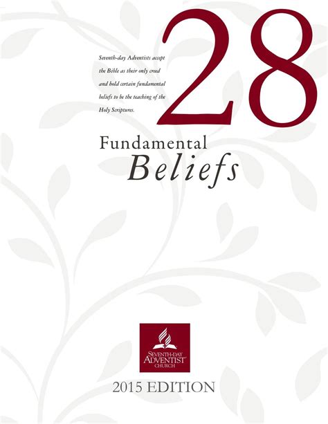 Seventh-Day Adventist 28 Fundatmental Beliefs by Braintree Adventist Chuch (UK) - Issuu