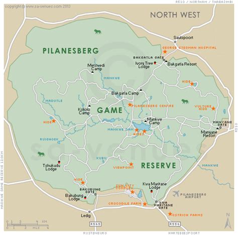 Pilanesberg Map