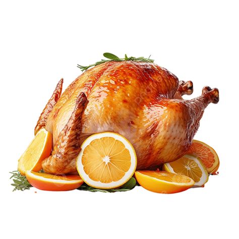 Food Roast Chicken Illustration, Roast Chicken, Chicken, Fruit Slices PNG Transparent Image and ...