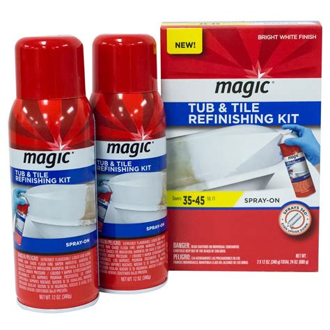 Spray-On Tub & Tile Refinishing Kit | Magic