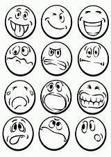 Feeling Faces Coloring Pages Sketch Page sketch template