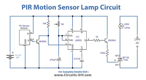 Motion Sensor Circuit Diagram For Lighting | Shelly Lighting