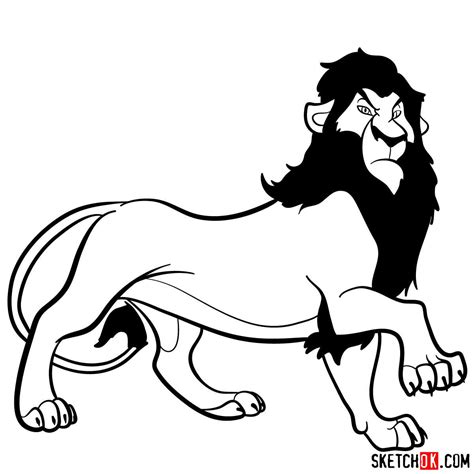 How to draw Scar | Lion King | Lion king drawings, Lion king, Scar lion ...