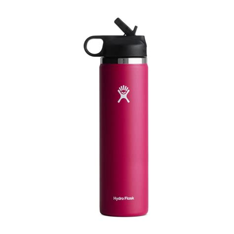 Hydro Flask 24oz Wide Mouth w/Straw Lid - Rock Outdoors