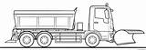 Coloring Snow Plow Pages Winter Sheets Color Printable Season Activity  sketch template
