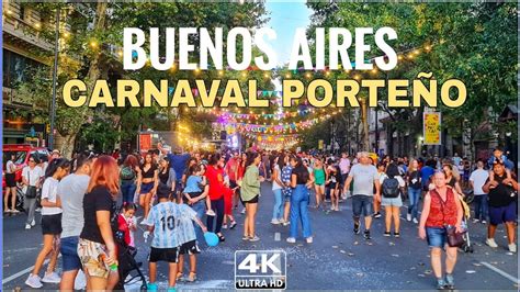 【4K】Así fue el Carnaval Porteño 2023 - Buenos Aires, ARGENTINA, Av. de ...