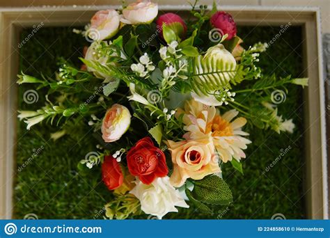 Flower in the Box Wedding Gift Stock Photo - Image of nature, flower: 224858610