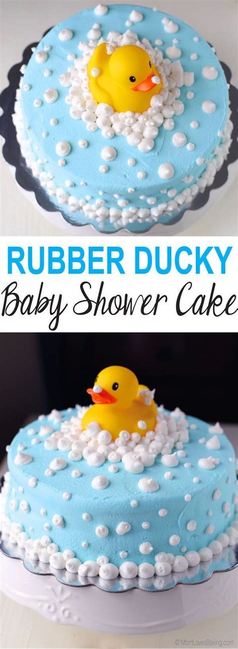 Rubber Ducky Baby Shower Cake | Recipe | Baby shower desserts, Baby ...