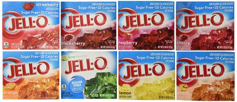 Buy Jell-O Sugar Free Gelatin Sampler (Bundle of 8 Different Flavors .3-oz) Online at desertcartUAE