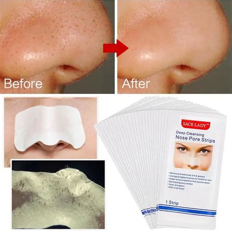 Deep Cleansing Nose Strips Blackhead Remover Nasal Spot Facial Dot ...