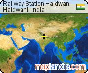 Railway Station Haldwani | Haldwani Google Satellite Map