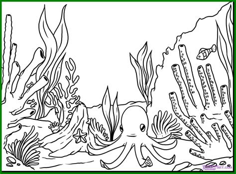 Coral Reef Coloring Page at GetColorings.com | Free printable colorings ...