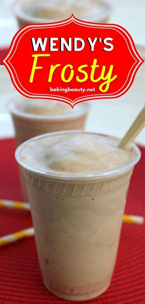 Wendy’s Frosty Recipe