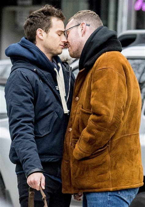 Sam Smith and Brandon Flynn Kiss in NYC: Pics