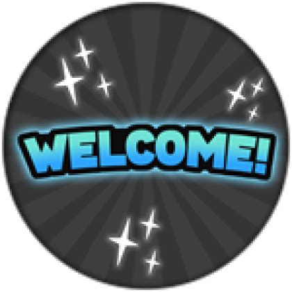 Welcome - Roblox