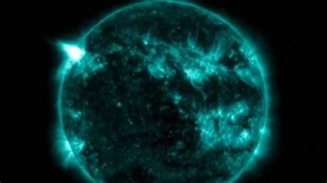 Satellite reveals solar flare bursting 'in Earth's direction' | Science ...