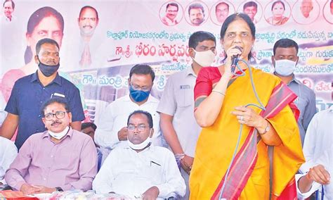 Telangana Education Minister Sabitha Indra Reddy allays fears of parents