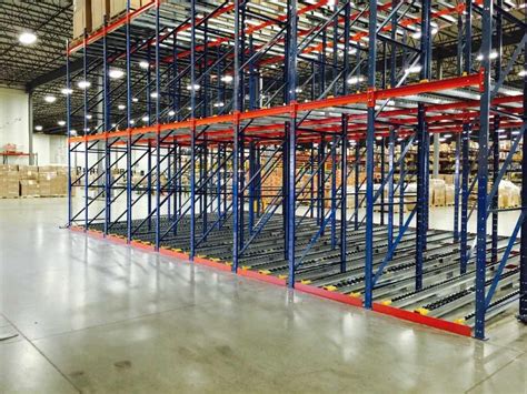 Pallet Flow Rack - Gravity Flow Racking | AK Material Handling Systems